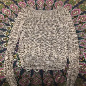 Grey open knit sweater from Old Navy size Medium